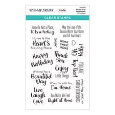Spellbinders Clear Stamps - Tiered Tray Sentiments